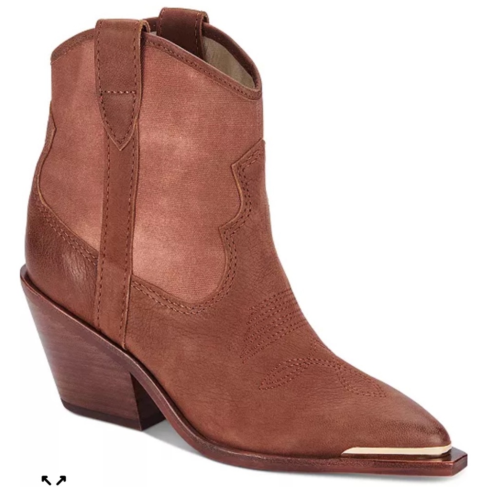 Dolce Vita Brown Nashe Ankle Booties 7.5